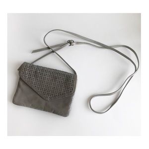 HOBO International grey crossbody leather bag